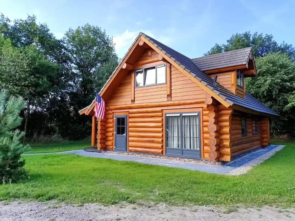 Unieke Houten Villa Met Sauna In Twente - 5P Den Ham Eksteriør billede