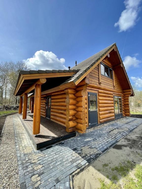 Unieke Houten Villa Met Sauna In Twente - 5P Den Ham Eksteriør billede