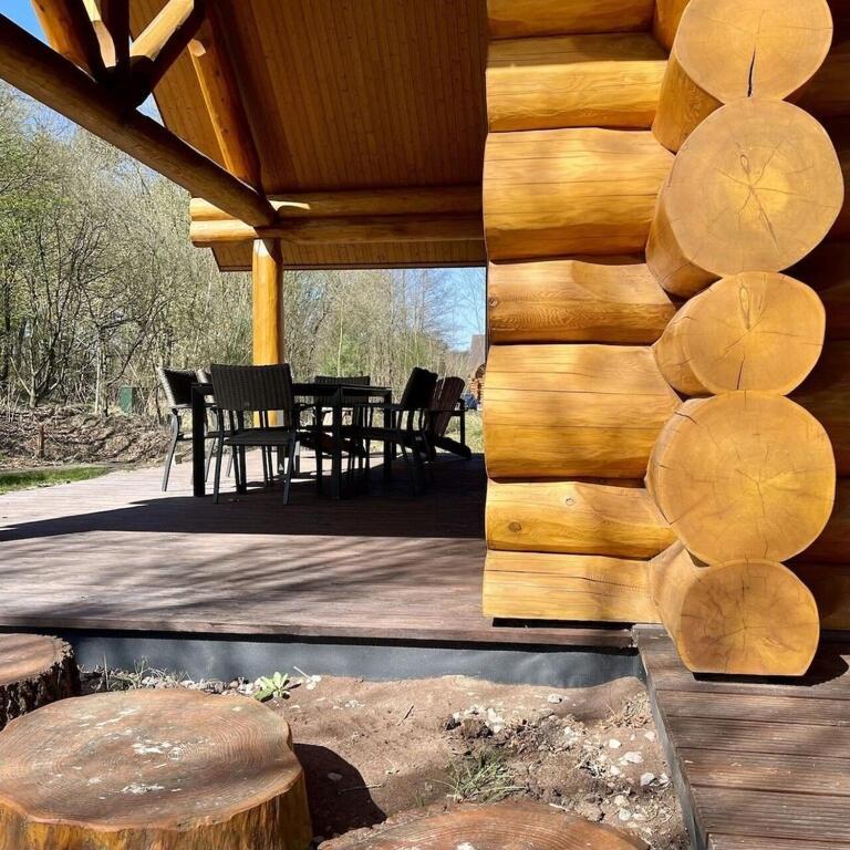 Unieke Houten Villa Met Sauna In Twente - 5P Den Ham Eksteriør billede