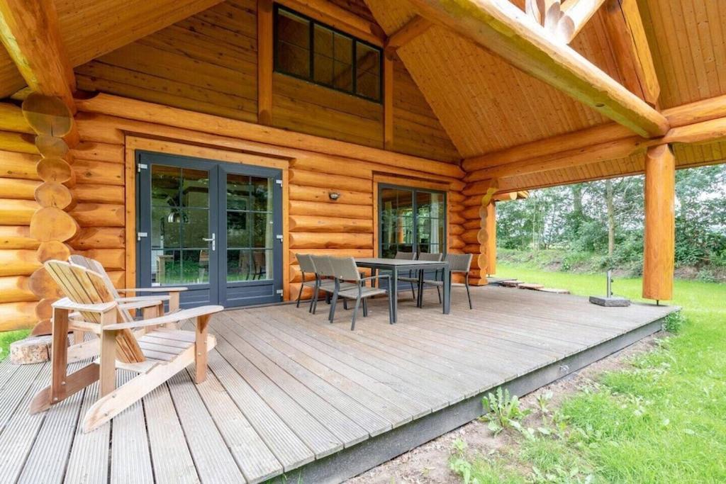 Unieke Houten Villa Met Sauna In Twente - 5P Den Ham Eksteriør billede