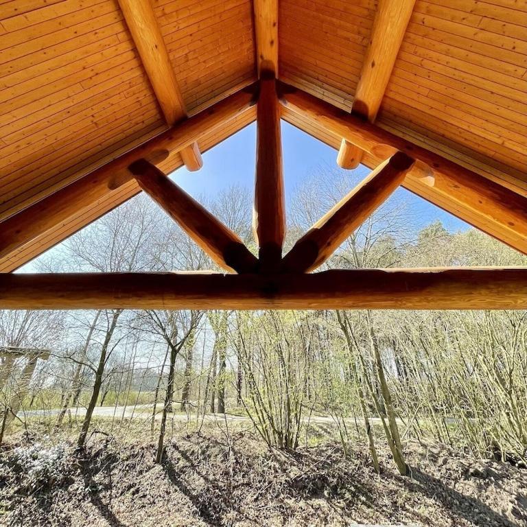 Unieke Houten Villa Met Sauna In Twente - 5P Den Ham Eksteriør billede