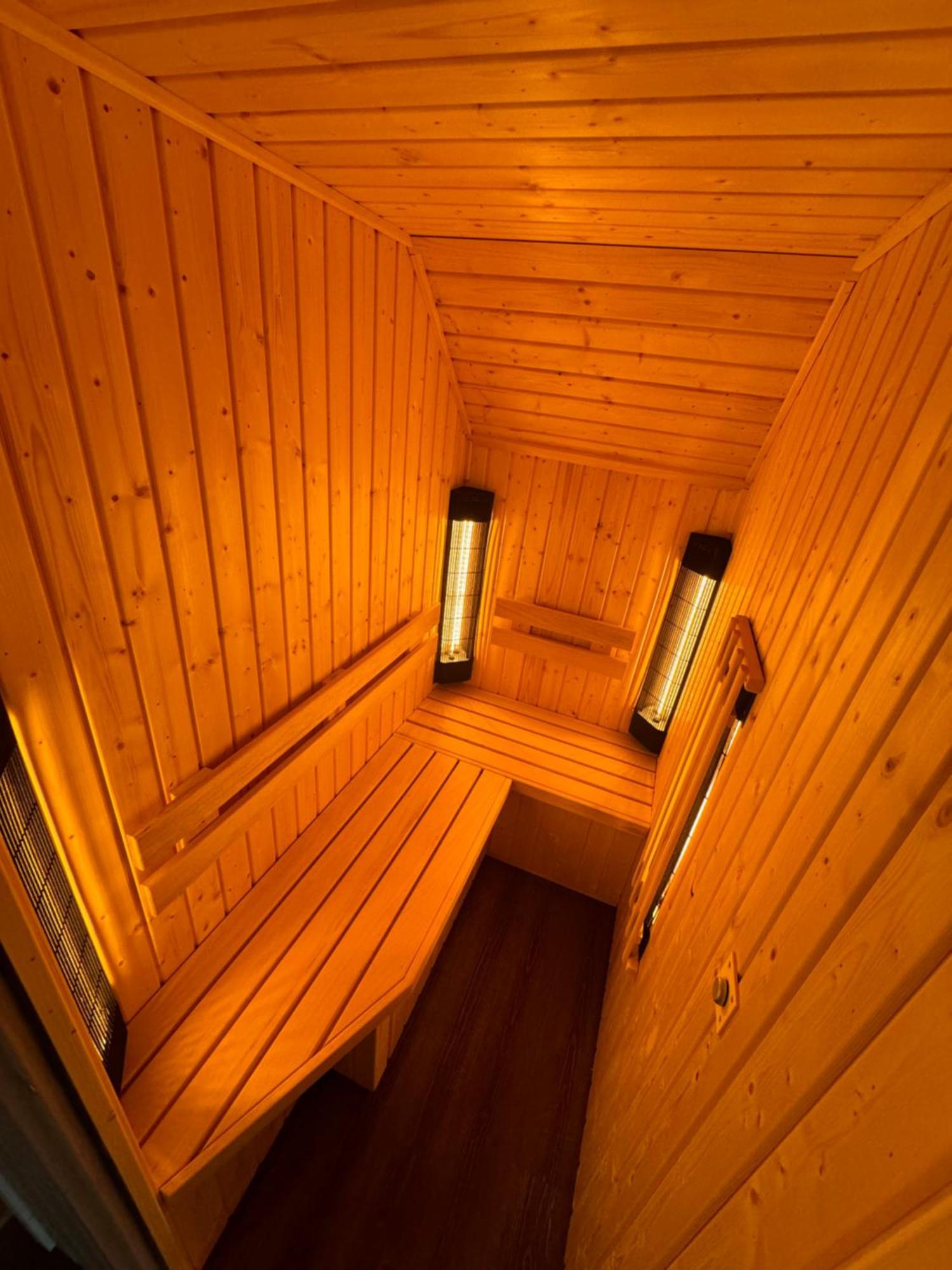 Unieke Houten Villa Met Sauna In Twente - 5P Den Ham Eksteriør billede